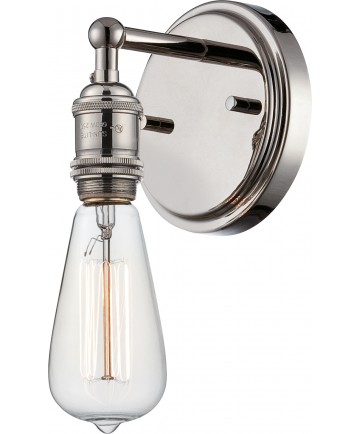 Nuvo Lighting 60/5415 Vintage 1 Light Sconce Vintage Lamp Included