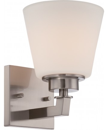 Nuvo Lighting 60/5451 Mobili 1 Light Vanity Fixture with Satin White