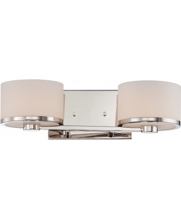 Nuvo Lighting 60/5472 Celine 2 Light Vanity Fixture with Etched Opal
