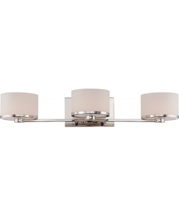 Nuvo Lighting 60/5473 Celine 3 Light Vanity Fixture with Etched Opal