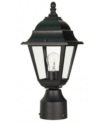 Nuvo Lighting 60/548 Briton 1 Light 14 inch Post Lantern with Clear Glass