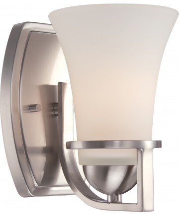 Nuvo Lighting 60/5481 Neval 1 Light Vanity Fixture with Satin White