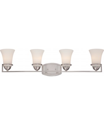 Nuvo Lighting 60/5484 Neval 4 Light Vanity Fixture with Satin White