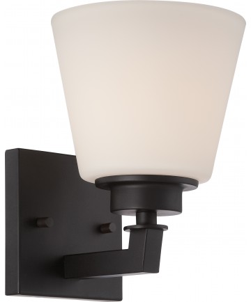 Nuvo Lighting 60/5551 Mobili 1 Light Vanity Fixture with Satin White