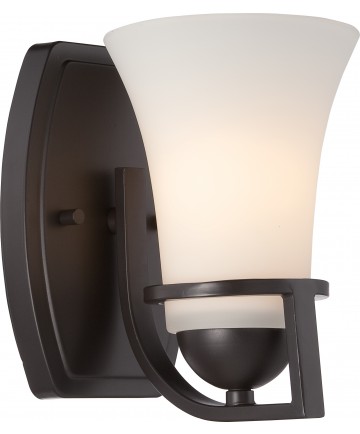 Nuvo Lighting 60/5581 Neval 1 Light Vanity Fixture with Satin White
