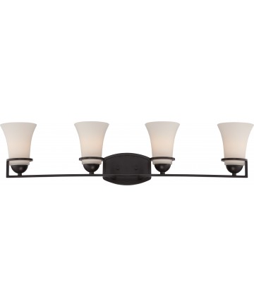 Nuvo Lighting 60/5584 Neval 4 Light Vanity Fixture with Satin White
