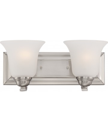 Nuvo Lighting 60/5592 Elizabeth 2 Light Vanity Fixture with Frosted