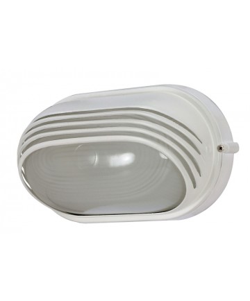 Nuvo Lighting 60/566 1 Light Cfl 10 inch Oval Hood Bulk Head (1) 13W GU24 Lamp Included