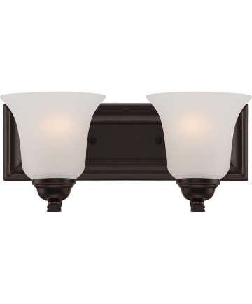 Nuvo Lighting 60/5692 Elizabeth 2 Light Vanity Fixture with Frosted