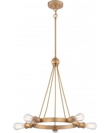 Nuvo Lighting 60/5715 Paxton 5 Light Chandelier Includes 40W A19