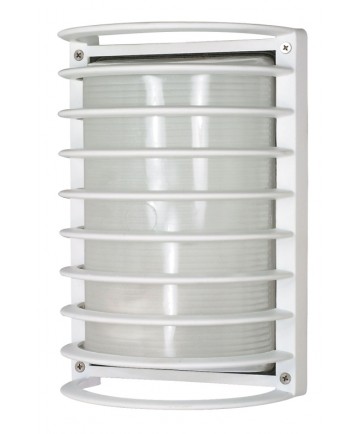 Nuvo Lighting 60/576 1 Light Cfl 10 inch Rectangle Cage Bulk Head (1) 18W GU24 Lamp Included