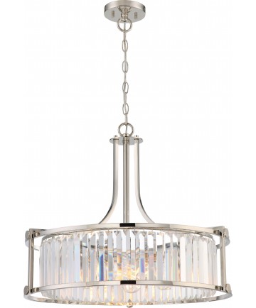 Nuvo Lighting 60/5761 Krys 4 Light Crystal Pendant with 60w Vintage