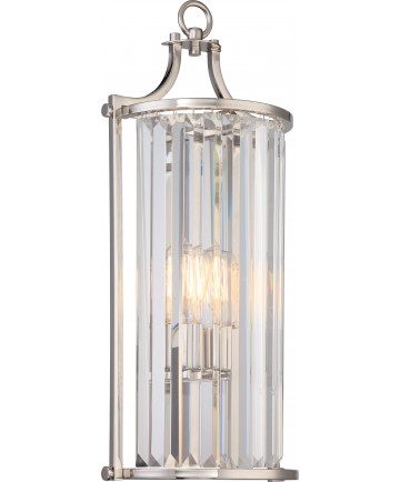 Nuvo Lighting 60/5767 Krys 1 Light Crystal Wall Sconce (Long) with 60w