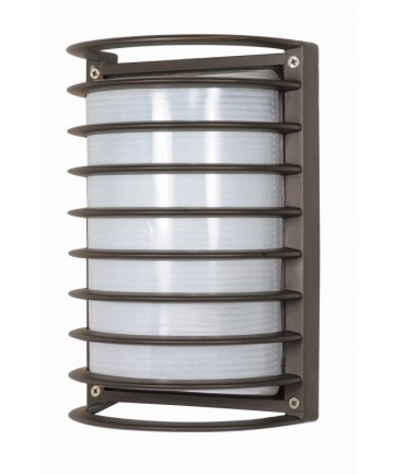 Nuvo Lighting 60/577 1 Light Cfl 10 inch Rectangle Cage Bulk Head (1) 18W GU24 Lamp Included
