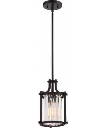 Nuvo Lighting 60/5774 Krys 1 Light Crystal Mini Pendant with 60w