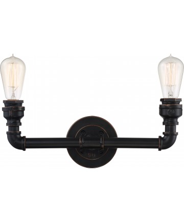 Nuvo Lighting 60/5792 Iron 2 Light Vanity Fixture