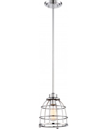 Nuvo Lighting 60/5838 Maxx 1 Light Medium Caged Pendant with 60w