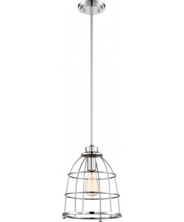 Nuvo Lighting 60/5839 Maxx 1 Light Large Caged Pendant with 60w