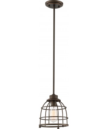 Nuvo Lighting 60/5848 Maxx 1 Light Medium Caged Pendant with 60w