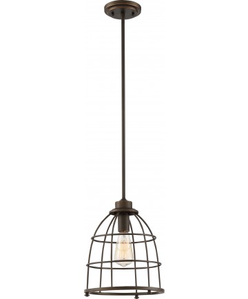 Nuvo Lighting 60/5849 Maxx 1 Light Large Caged Pendant with 60w
