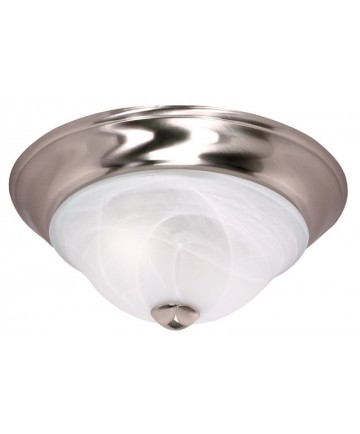 Nuvo Lighting 60/587 Triumph 2 Light 13 inch Flush Mount with Sculptured Glass Shades