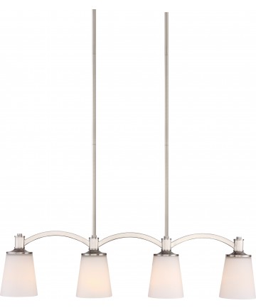Nuvo Lighting 60/5875 Laguna 4 Light Island Pendant Brushed Nickel
