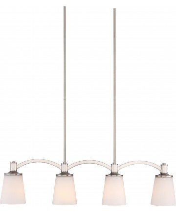 Nuvo Lighting 60/5875 Laguna 4 Light Island Pendant Brushed Nickel