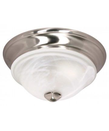 Nuvo Lighting 60/588 Triumph 3 Light 15 inch Flush Mount with Sculptured Glass Shades