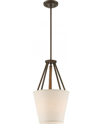 Nuvo Lighting 60/5897 3 Light Seneca 12" Pendant Mahogany Bronze