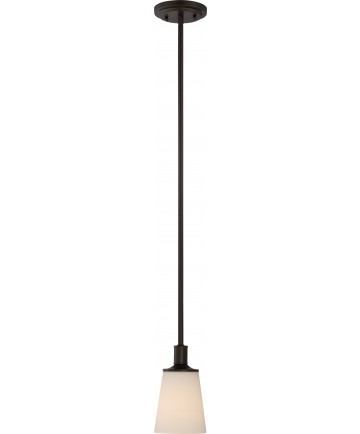 Nuvo Lighting 60/5928 Laguna 1 Light Mini Pendant with White Glass