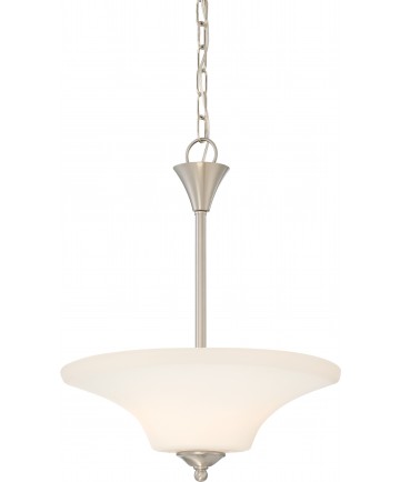 Nuvo Lighting 60/6207 Fawn 2 Light Pendant Fixture Brushed Nickel