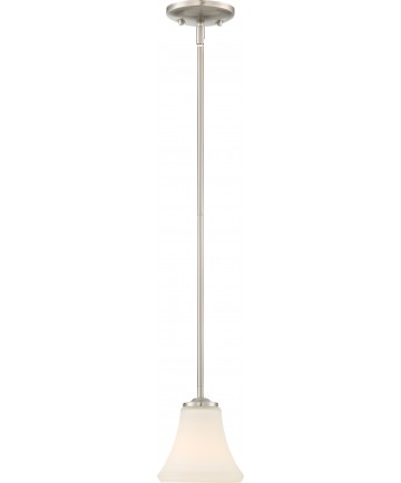 Nuvo Lighting 60/6213 Fawn 1 Light Mini Pendant Fixture Brushed Nickel