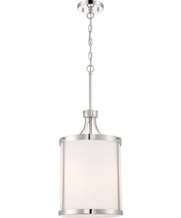 Nuvo Lighting 60/6226 Denver 3 Light Pendant Fixture Polished Nickel