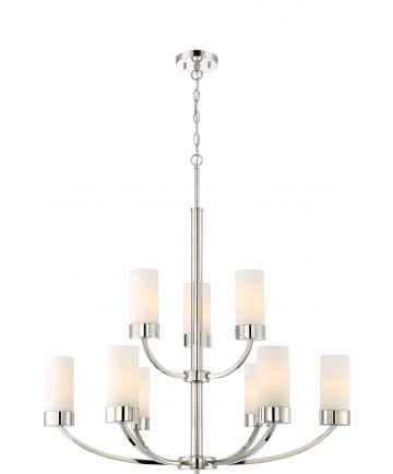 Nuvo Lighting 60/6229 Denver 9 Light Chandelier Fixture Polished