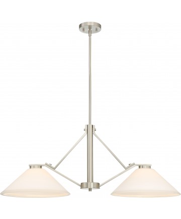 Nuvo Lighting 60/6248 Nome 2 Light Island Pendant Fixture Brushed