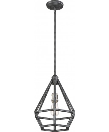 Nuvo Lighting 60/6263 Orin 1 Light Pendant Fixture Iron Black with