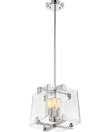 Nuvo Lighting 60/6293 Shelby 4 Light Pendant Fixture Polished Nickel