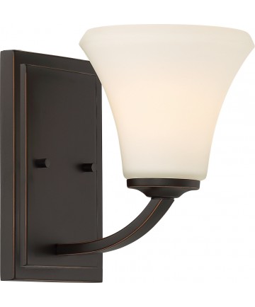 Nuvo Lighting 60/6301 Fawn 1 Light Vanity Fixture Mahogany Bronze