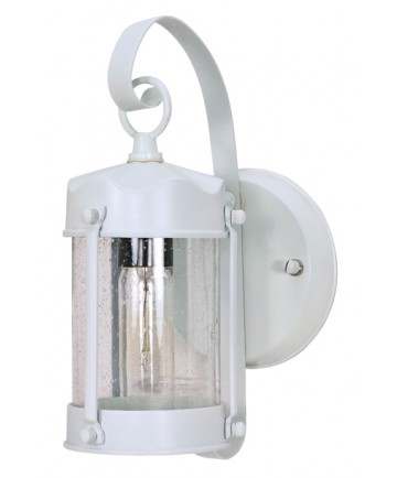 Nuvo Lighting 60/633 1 Light 11 inch Wall Lantern Piper Lantern with Clear Seed Glass