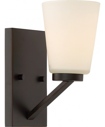 Nuvo Lighting 60/6341 Nome 1 Light Vanity Fixture Mahogany Bronze