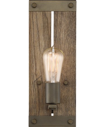 Nuvo Lighting 60/6427 Winchester Collection 1 Light Wall Sconce Bronze/Aged Wood