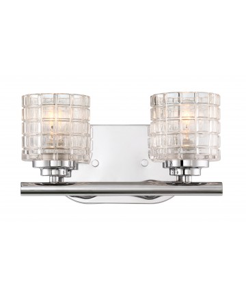 Nuvo Lighting 60/6442 Votive 2 Light Vanity With Clear Glass