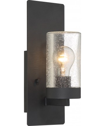 Nuvo Lighting 60/6579 Indie 1 Light Small Wall Sconce Textured Black