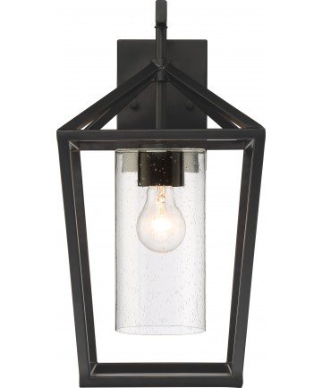 Nuvo Lighting 60/6593 Hopewell 1 Light Large Lantern Matte Black