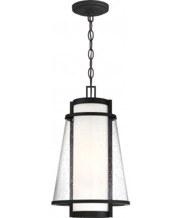 Nuvo Lighting 60/6604 Anau 1 Light Hanging Lantern Matte Black Finish