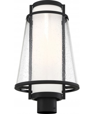 Nuvo Lighting 60/6605 Anau 1 Light Post Lantern Matte Black Finish