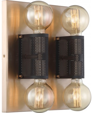 Nuvo Lighting 60/6663 Passage 4 Light Flush Mount Fixture Copper