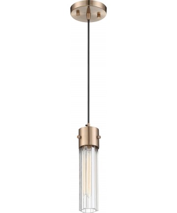 Nuvo Lighting 60/6712 Eaves 1 Light Pendant Fixture Copper Brushed