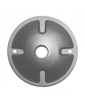 Nuvo Lighting 60/673 1-Light Die Cast Mounting Plate Light Gray