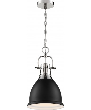 Nuvo Lighting 60/6751 Watson 1 Light Pendant Fixture Polished Nickel